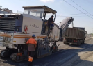 На Лукашевича начали менять асфальтовое покрытие