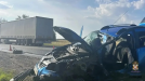 Под Омском в ДТП с фурой погибла женщина, двое маленьких детей в больнице