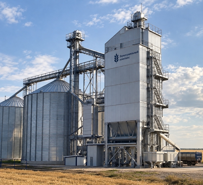  В Омской области запустили новый зерносушильный комплекс