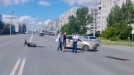 В Омске 17-летний питбайкер госпитализирован после жесткого столкновения с «Hyundai Solaris»