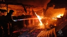 Ночью в Советском округе случился пожар в цехе по производству пластика