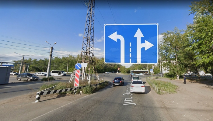 Новая схема движения на перекрестке улиц Энтузиастов и Нефтезаводская