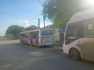 В Омске два автобуса столкнулись на Герцена: пострадали пять человек В Омске два автобуса столкнулись на Герцена: пострадали пять человек