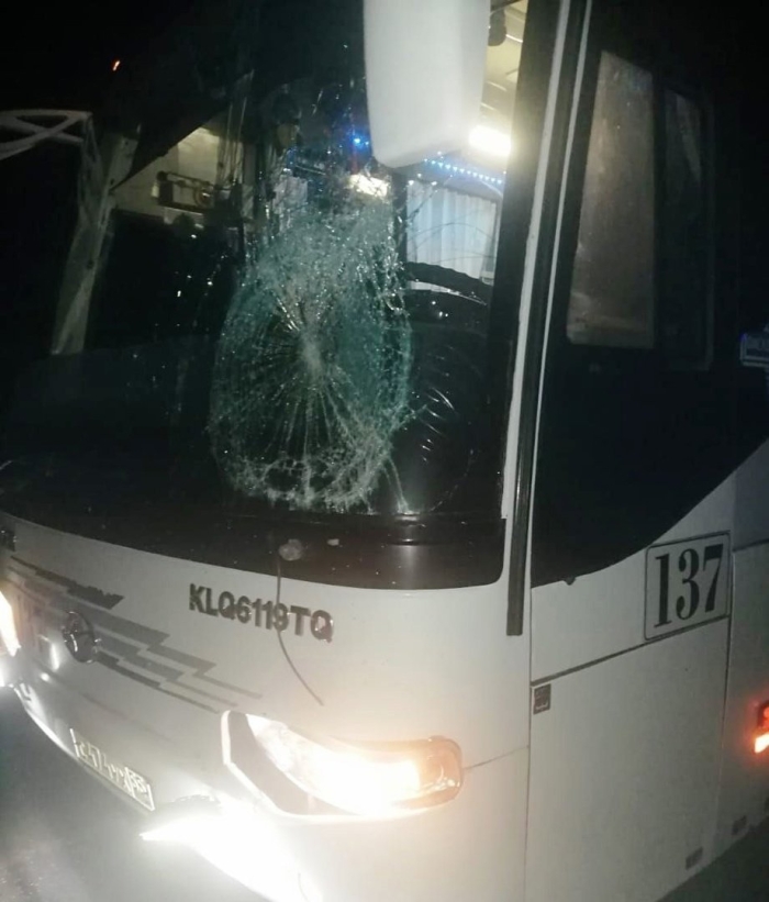 В Большереченском районе автобус сбил пешехода